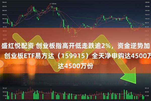 盛红悦配资 创业板指高开低走跌逾2%，资金逆势加码，创业板ETF易方达（159915）全天净申购达4500万份
